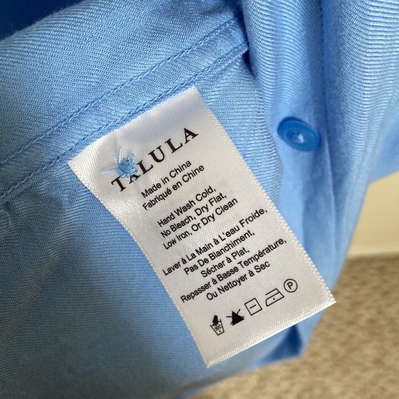 Sky blue Talula button up - Picture 3 of 3